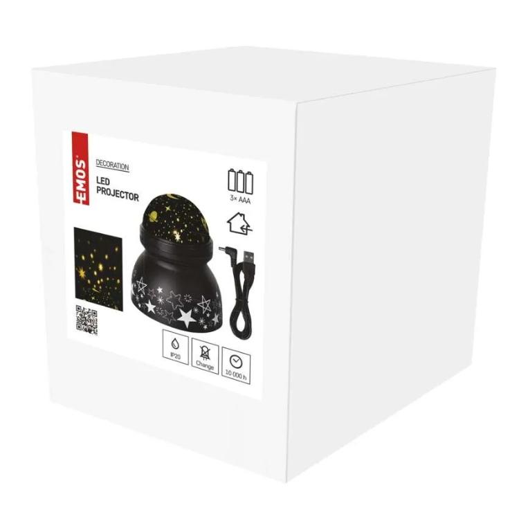 LED dekorativni projektor vesolje Emos