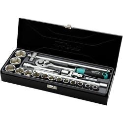 Set natičnih ključev Gedore, 19 kos, 1/2"