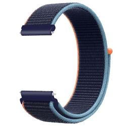 Najlonski pašček 20 mm, moder, za pametno uro_1