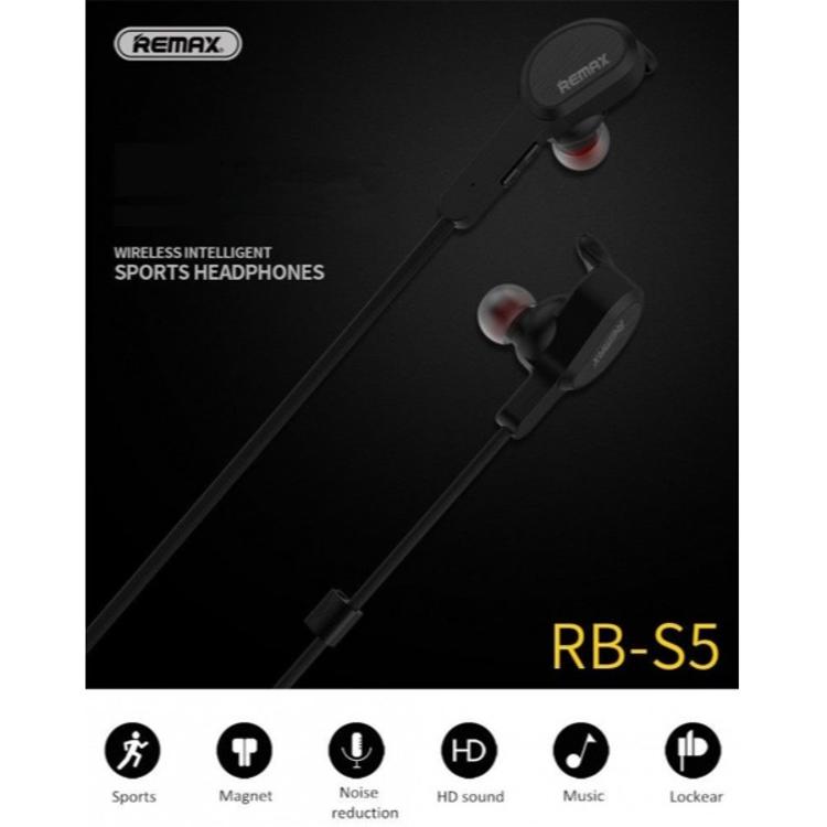 Slušalke REMAX Sport Bluetooth RB-S5, črne_1