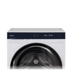 Zgornji del pralnega stroja Candy z upravljalno ploščo in digitalnim zaslonom