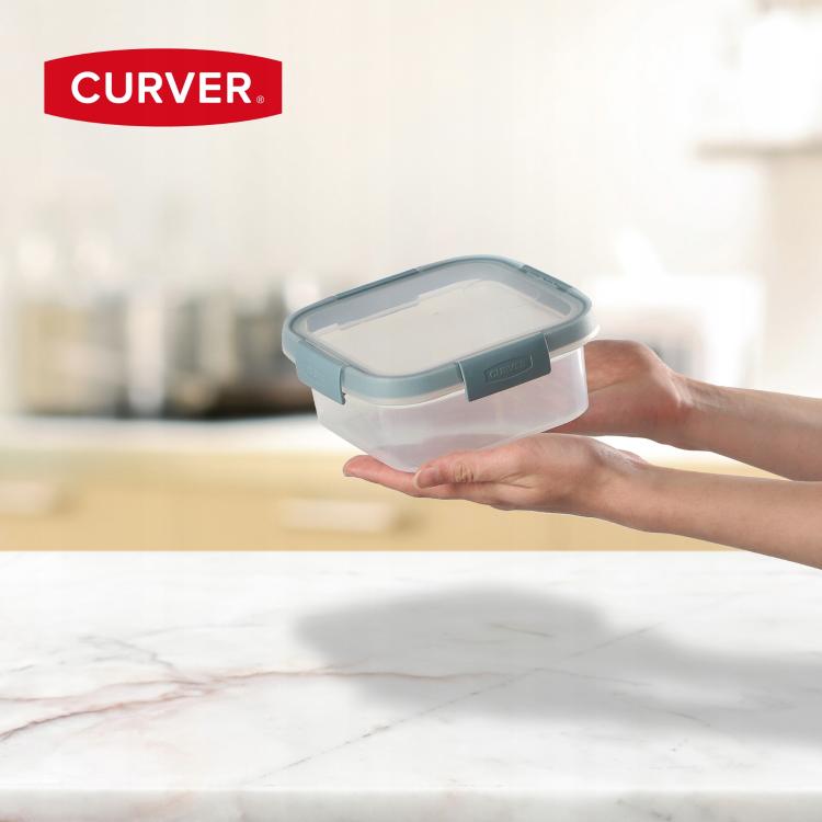 Posodica za shranjevanje hrane Curver 0937-20Y Smart Eco, 0,9 l, siva