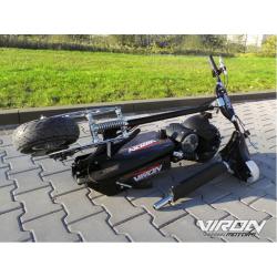 Električni skiro Viron s sedežem, 800 W, črna