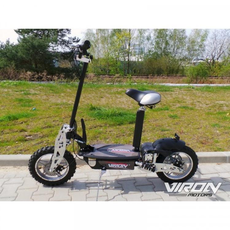 Električni skiro Viron s sedežem, 800 W, črna