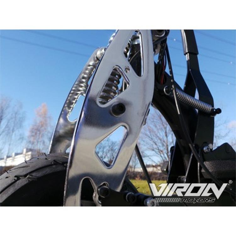 Električni skiro Viron s sedežem, 800 W, črna