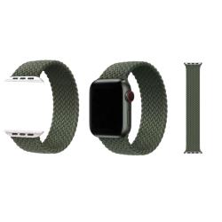 Najlonski pašček Chic (vel.L) za Apple Watch (42/44/45 mm), zelen, dolžina 17 cm_1