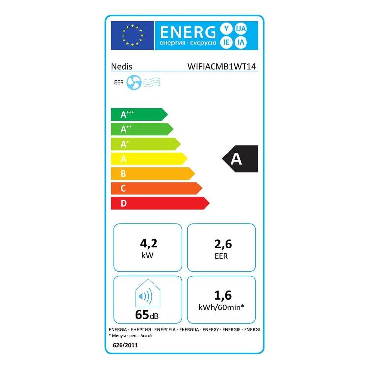 Prenosna klimatska naprava NEDIS WIFIACMB1WT14
