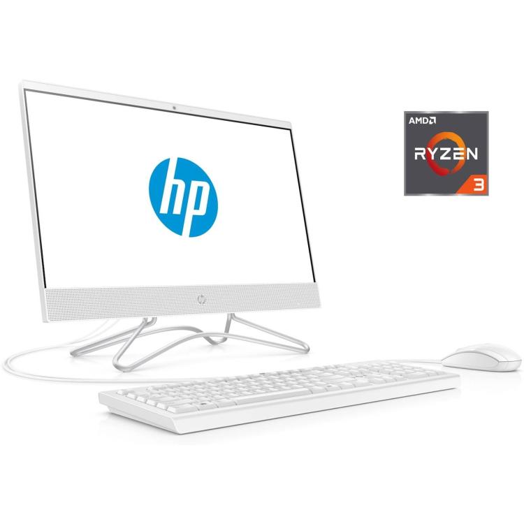 Računalnik HP 205 G4 AIO, R3-3250U, 8GB, SSD 256 GB, 21,5''FHD IPS NT, W10Pro