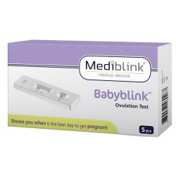 Ovulacijski test Mediblink Babyblink kaseta 5x M154 - 1+1 GRATIS