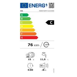 Delno vgradni pomivalni stroj AEG FEE84706PM, 60 cm, inverter motor_6