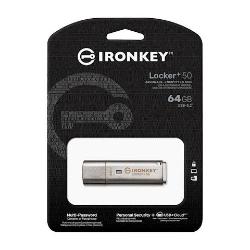 USB ključ Kingston Ironkey 64GB Locker+ 50, 3.2 Gen1, 256bit enkripcija_1