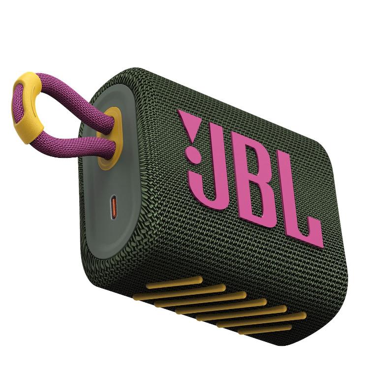 JBL GO 3 Bluetooth prenosni zvočnik, Green Pink_1