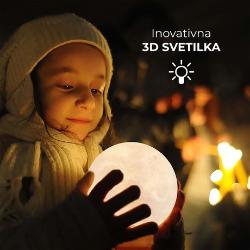 Namizna svetilka WELL 3D MOON LED s spreminjanjem 7 barv, na dotik_5
