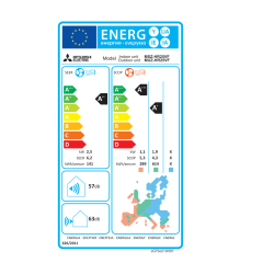 Klima Mitsubishi MSZ-HR25VF/MUZ-HR25VF, 2,5kW, bela_3
