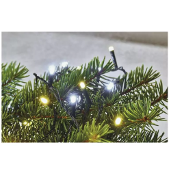 Božična veriga utripajoča 80 LED, 8 m, zunanja in notranja, topla/hladna bela_4