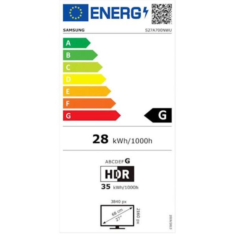 Samsung monitor S27A700NWU, 27", IPS, 16:9, 3840x2160, DP, 1xHDMI, 1xUSB, izhod za slušalke_4