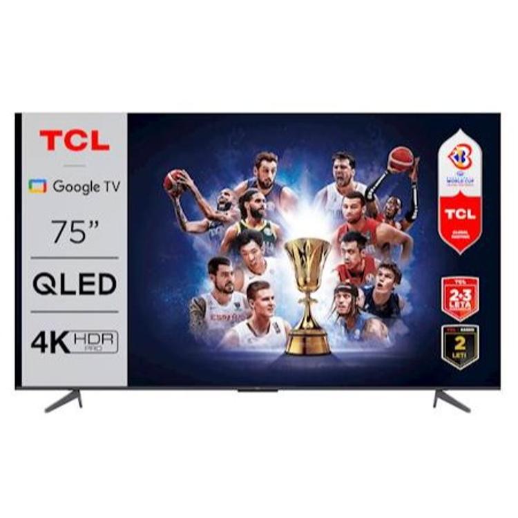 Televizor TCL 75C645 4K Ultra HD, QLED, Smart TV, diagonala 190 cm