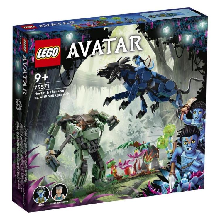 Lego Avatar Neytiri in Thanator proti Quaritchu v AMP-oklepu- 75571 