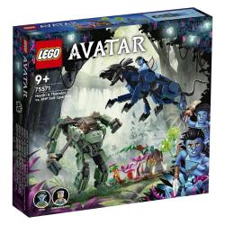 Lego Avatar Neytiri in Thanator proti Quaritchu v AMP-oklepu- 75571 