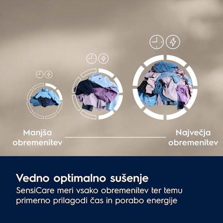 Sušilni stroj Electrolux EW6D295GE, 9 kg, C, GentleCare
