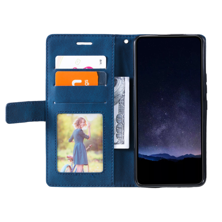 Preklopna torbica za Xiaomi Redmi Note 13 Pro, WLGO-Lines, modra