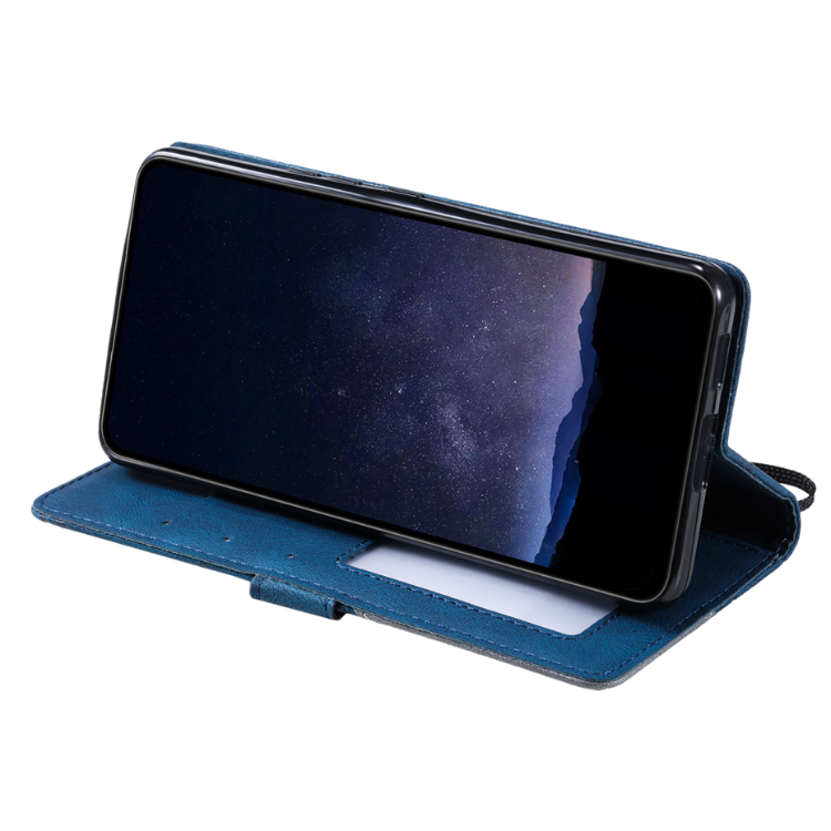 Preklopna torbica za Xiaomi Redmi Note 13 Pro, WLGO-Lines, modra