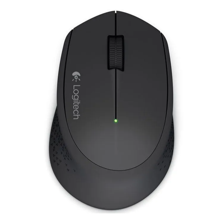 Brezžična miška Logitech M280, črna