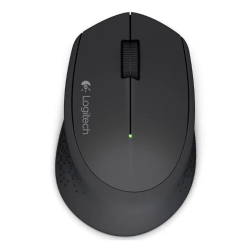 Brezžična miška Logitech M280, črna