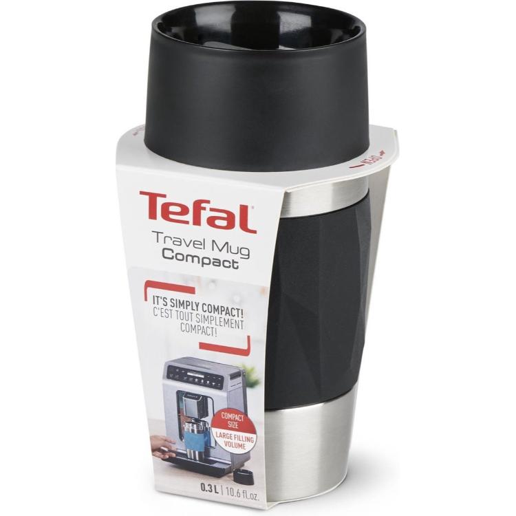 Potovalni termo lonček Tefal Sleeve N2160110, 0,3 l, črna