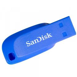SanDisk USB ključ 32 GB, Cruzer Blade, USB 2.0, moder, brez pokrovčka