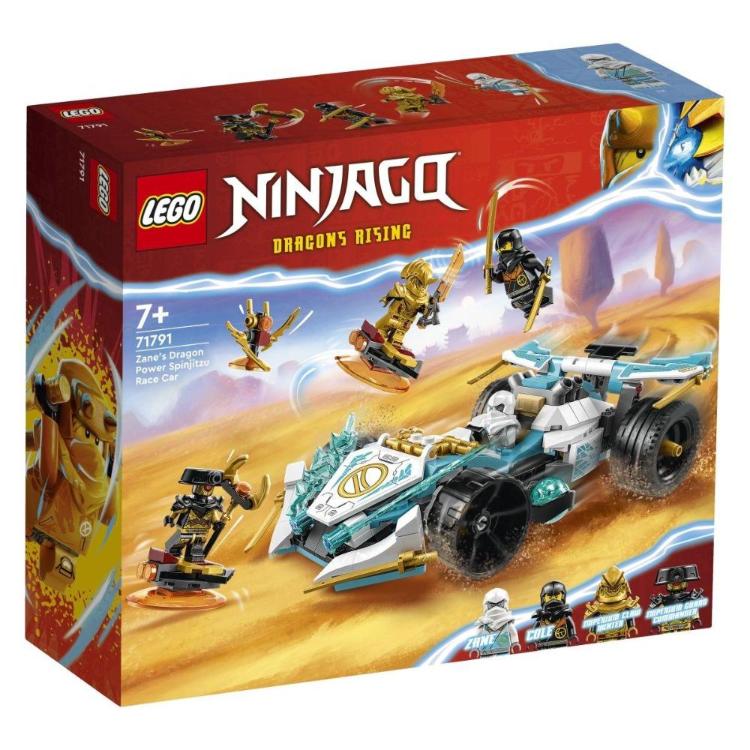 Lego Ninjago Zanov zmajski mogočni Spinjitzu dirkalni avto - 71791