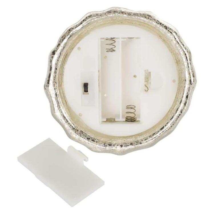 Božična LED jelka, 27 cm, 2x CR2032, notranja, topla bela