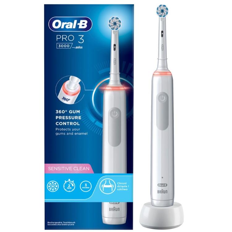 Električna zobna ščetka Oral-B Pro3 Sensitive