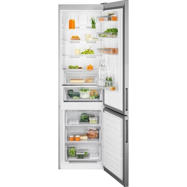 Hladilnik z zamrzovalnikom Electrolux LNT5ME36U1, siv 