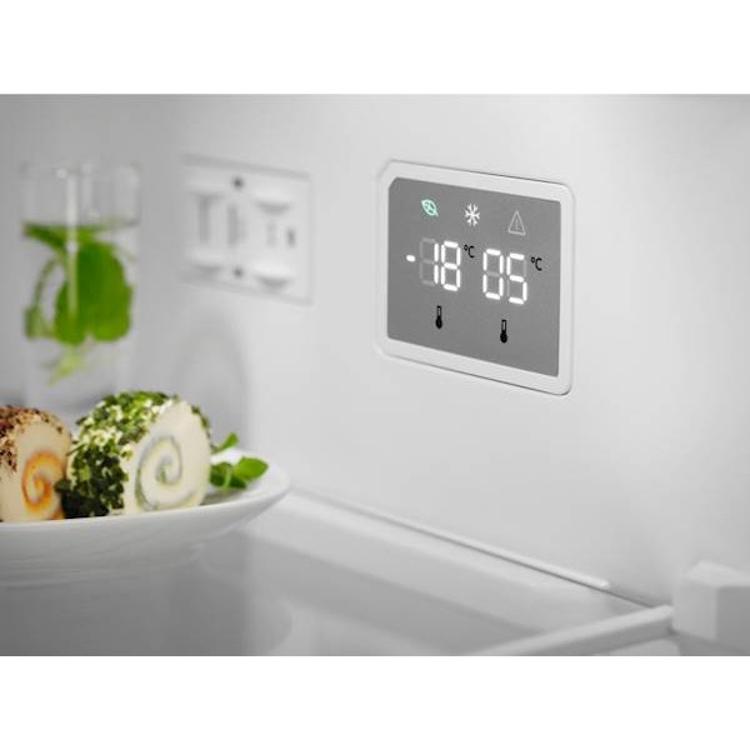 Hladilnik z zamrzovalnikom Electrolux LNT5ME36U1, siv 