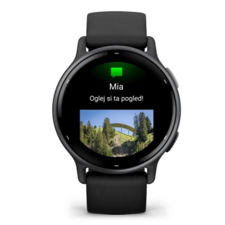 Pametna ura Garmin Vivoactive 5, 42 mm, črna