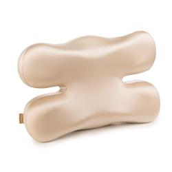 Ergonomska spominska lepotna blazina Vitapur DreamGlow z H-obliko za podporo vratu in obraza.