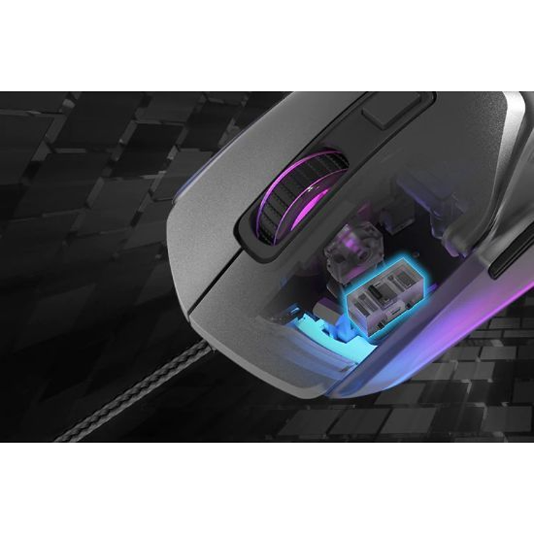 Miška Marvo Fit Lite G1, gaming, siva