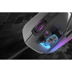 Miška Marvo Fit Lite G1, gaming, siva