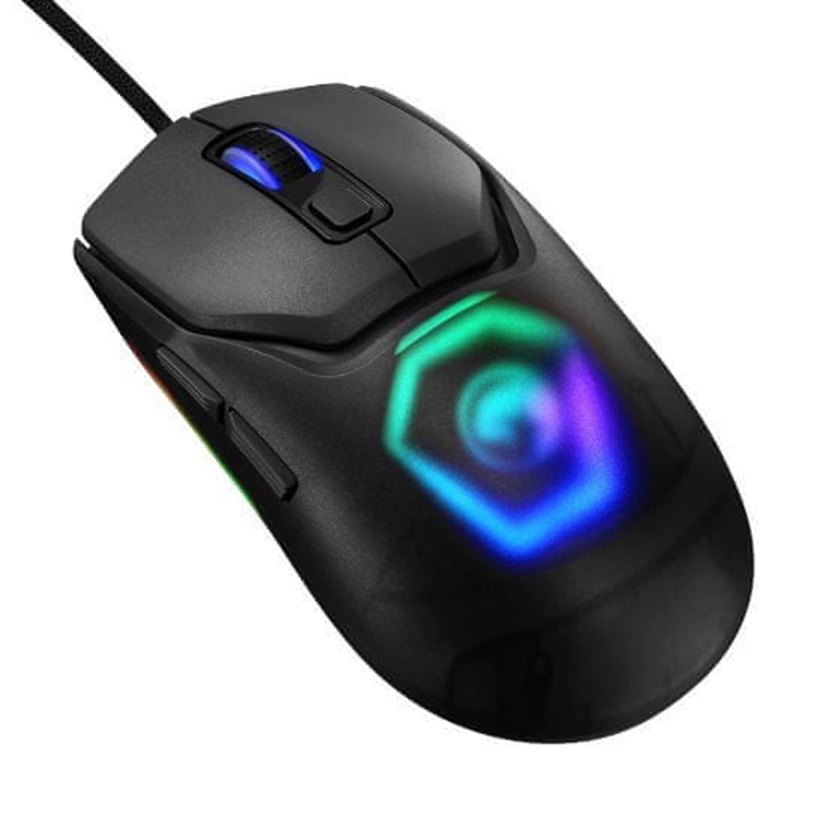 Miška Marvo Fit Lite G1, gaming, siva