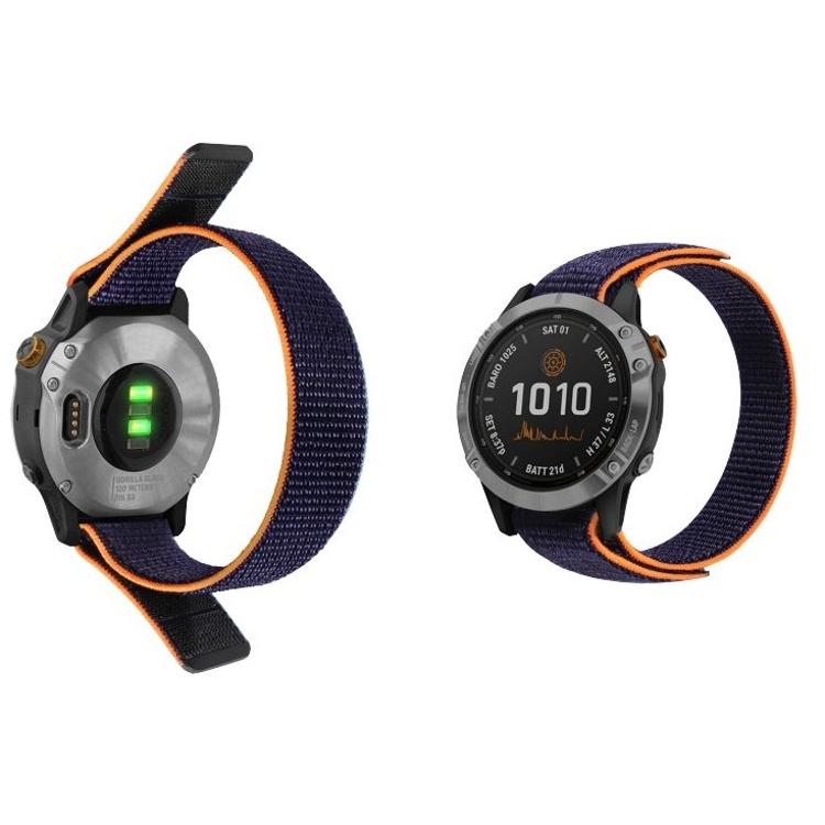Najlonski pašček Sport za uro Chameleon 26 mm, modra