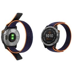 Najlonski pašček Sport za uro Chameleon 26 mm, modra