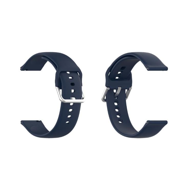 Silikonski pašček za Samsung Watch4, 20 mm, temno moder_1