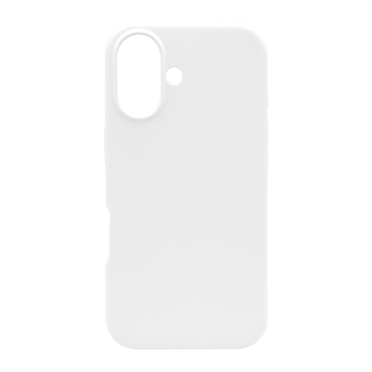 Silikonski bel ovitek za Apple iPhone 17 z mehkim (soft touch) zaključkom in natančnim izrezom za kamero