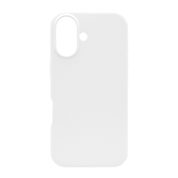 Silikonski bel ovitek za Apple iPhone 17 z mehkim (soft touch) zaključkom in natančnim izrezom za kamero