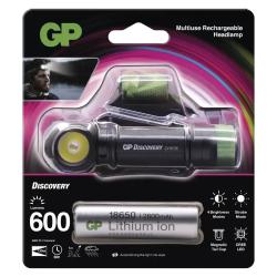 Naglavna LED svetilka GP CHR35, 600 lm