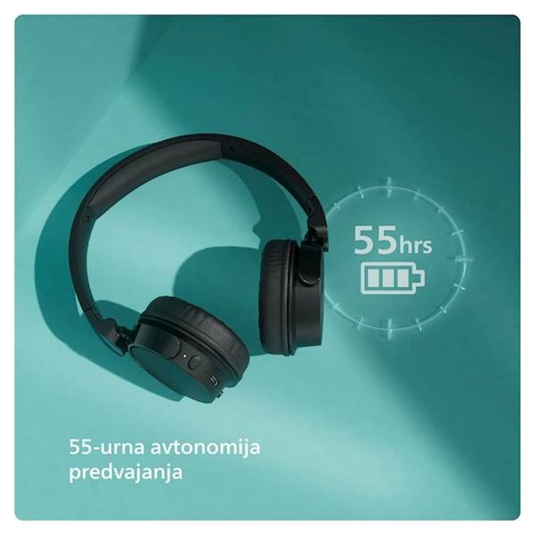Brezžične slušalke Philips TAH4209BK, črne