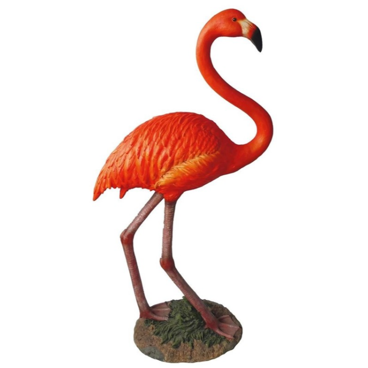 Vrtni kipec - flamingo, 57x26xV107 cm