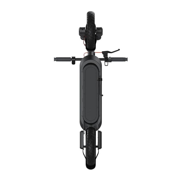 Xiaomi Electric Scooter 5 Plus, pogled od zgoraj, robustna platforma, široke pnevmatike in krmilo