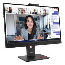 Lenovo ThinkVision konferenčni monitor z vgrajeno kamero, mikrofoni in zvočniki omogoča vrhunsko izkušnjo videokonferenc ter učinkovito sodelovanje v sodobnih poslovnih okoljih.